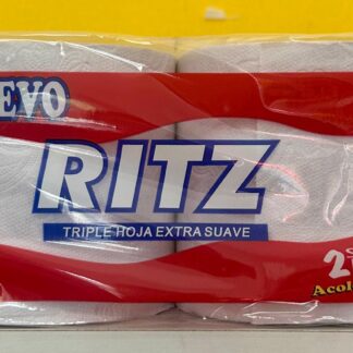 925 Papel Higienico Ritz 3H (Rojo) 24/2 rollos